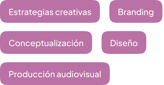 Etiquetas con textos de servicios